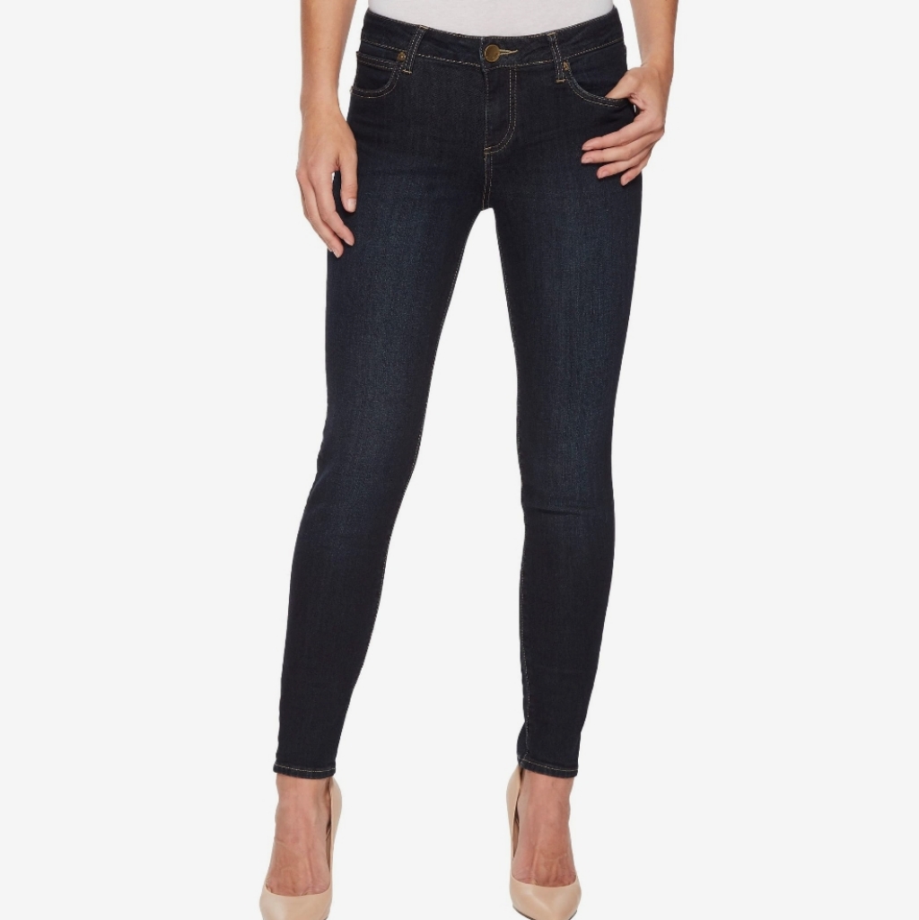 Kut From The Kloth - Diana Skinny Yellow Stitching